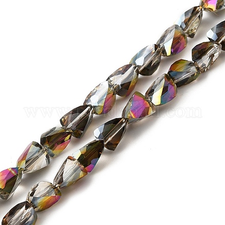 Electroplate Glass Beads Strands EGLA-I017-02-HP03-1