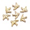 Alloy Pendants, Bird, Cadmium Free & Nickel Free & Lead Free, Golden, 17.5x22.5x1.5mm, Hole: 2mm