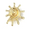 Ocean Series Alloy Pendants, Golden, conch, 23.5x19x12.5mm, Hole: 2.5mm