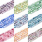 Ombre Effect Dyed Glass Beads Strands, Bicone, Mixed Color, 4.2~4.9x3.9mm, Hole: 0.8mm, about 80~81pcs/strand, 11.97~12.13''(30.4~30.8cm)