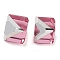 K9 Glass Imitation Austrian Crystal Beads, No Hole, Square, Pale Violet Red, 4x4x4mm