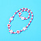 Plastic & Wood Beaded Necklaces & Beaded Bracelets Sets, Kid Jewelry Sets, Koala, 450mm & 140mm
