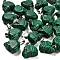 Synthetic Malachite Pendants, with Stainless Steel Color Plated 201 Stainless Steel Snap on Bails, Skull, 18~18.5x9.5~10x20~21mm, Hole: 7.5x4.5mm