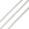 Brass Herringbone Chains, Unwelded, with Spool, Platinum, 2x0.3mm
