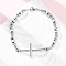 201 Stainless Steel Link Chain Bracelets, with 304 Stainless Steel Clasps and Polymer Clay Rhinestones for Women, Cross, Crystal, 8-1/4~8-1/2 inch(20.9~21.7cm)