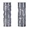 2Pcs 2 Styles Polylactic Acid Mold, Clay Roller, Column, Mixed Shapes, 105x36mm, 1pc/style