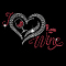 SUPERDANT Iron on Rhinestones Transfer I Love Wine Bling Decals T-Shirt Hearts Crystal Heat Transfer Hot Fix Stickers Crystal Decor for Women Clothing Tote Bag DIY Art Craft Gifts for Friends