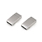 304 Stainless Steel Magnetic Clasps, Rectangle, Stainless Steel Color, 23.5x11.5x5.5mm, Hole: 10.5x3.5mm