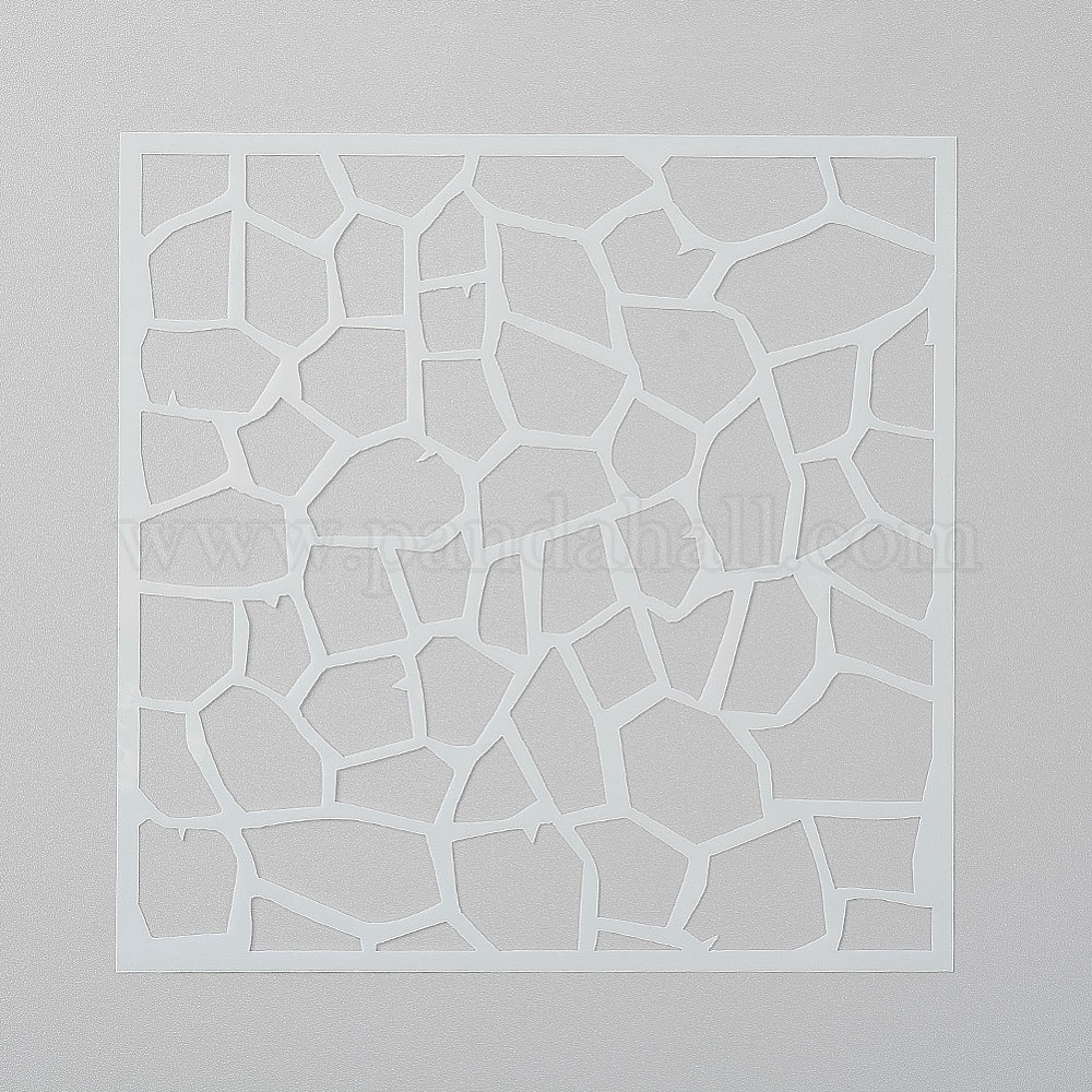 Wholesale Geometric Plastic Reusable Painting Stencils