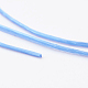 韓国の平らな弾性結晶ストリング  弾性ビーズ糸  ストレッチブレスレット作り用  藤紫色  0.5mm  約546.8ヤード（500m）/ロール EW-G005-0.5mm-27-3