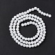 Brins de perles de verre à facettes (32 facettes) GLAA-E037-03A-02-3