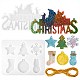 Kit de diy para hacer colgantes con tema navideño DIY-SZ0006-09-1