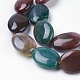 Natural Indian Agate Beads Strands G-P394-01-3