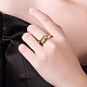 Simple Design Tin Alloy Czech Rhinestone Finger Rings For Women RJEW-BB14519-7-5