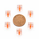 Perline acrilico trasparente&nbsp;TACR-S154-12A-84-3