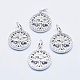 Brass Micro Pave Cubic Zirconia Charms RB-I078-68P-NR-1