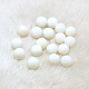 Perline rotonde in giada bianca G-A127-10mm-16-1