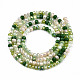 Galvanoplastie des brins de perles de verre de couleur mélangée GLAA-T006-07-B02-2