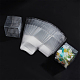 Nbeads 30 Stück quadratische transparente Kunststoff-PVC-Box als Geschenkverpackung CON-NB0002-17-4