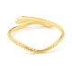 Snake Grooved Cuff Bangle BJEW-D448-24G-RS-2