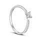 SHEGRACE Beautiful Micro Pave Cubic Zirconia 925 Sterling Silver Finger Rings JR288A-1