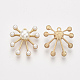 Colgantes de perlas de imitación de plástico abs PALLOY-S179-03-2