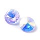 Galvanoplastie perles de verre transparentes EGLA-Z002-AB01-2