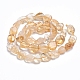 Chapelets de perles de citrine naturelle X-G-G841-A09-2