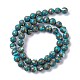 Assembled Synthetic Pyrite and Dyed Howlite Beads Strands G-K317-A03-05-4