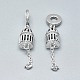 Antique Silver Plated 925 Sterling Silver European Dangle Charms STER-L060-35A-AS-2