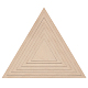 Fogli e anelli in legno di pioppo DIY-WH0530-14-1