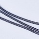 Круглый вощеный хлопковый шнур YC-WH0004-03-3