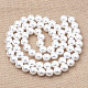Eco-Friendly Plastic Imitation Pearl Beads Strands X-MACR-S285-4mm-04-2