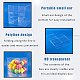 折り畳み式透明PVCボックス  クラフトキャンディー包装用  結婚式  パーティーギフトボックス  正方形  透明  13x13x13cm  展開：36.2x26.1x0.1cm CON-BC0005-77A-5
