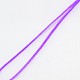フラット弾性クリスタルストリング  弾性ビーズ糸  ストレッチブレスレット作り用  暗紫色  0.5mm  約546.8ヤード（500m）/ロール EW-J002-0.5mm-02-2