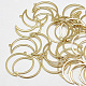 Brass Open Back Bezel Pendants KK-N200-018-2