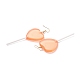 Прозрачные серьги-подвески в форме сердца для женщин EJEW-Z015-05B-2