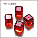 Abalorios de cristal austriaco de imitación SWAR-F074-4x4mm-06-1