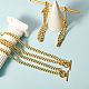 Brass Curb Chain Bracelet & Curb Chain Necklace Sets SJEW-SZ0001-011B-5