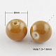 Chapelets de perles en verre peintes DGLA-S071-8mm-32-1