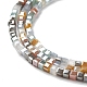 Brins de perles de verre de galvanoplastie de couleur dégradée GLAA-E042-05-B05-4