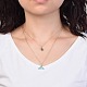 Zinc Alloy Enamel Double Layered Necklaces NJEW-JN02489-01-6
