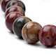 Natural Polychrome Jasper/Picasso Stone/Picasso Jasper Beads Strands X-G-S259-23-10mm-3