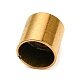 304ステンレス鋼コードエンド  エンドキャップ  コラム  ゴールドカラー  9x9mm  内径：8mm STAS-L270-01H-G-3