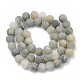 Chapelets de perles en jaspe verte naturelle de la ligne G-T106-230-3