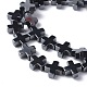 Non-Magnetic Synthetic Hematite Beads Strands G-G096-10x10x4mm-3