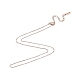 304 Stainless Steel Cable Chains Necklace for Men Women NJEW-N050-A03-R12-3