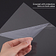 Olycraft transparente Kunststoffplatte mit Schutzpapier zum Austausch von Fotorahmen DIY-OC0003-74C-3