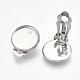 201 Stainless Steel Clip-on Earring Findings X-STAS-S079-81D-3