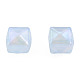 Perles acryliques placage irisé arc-en-ciel OACR-N010-077-4